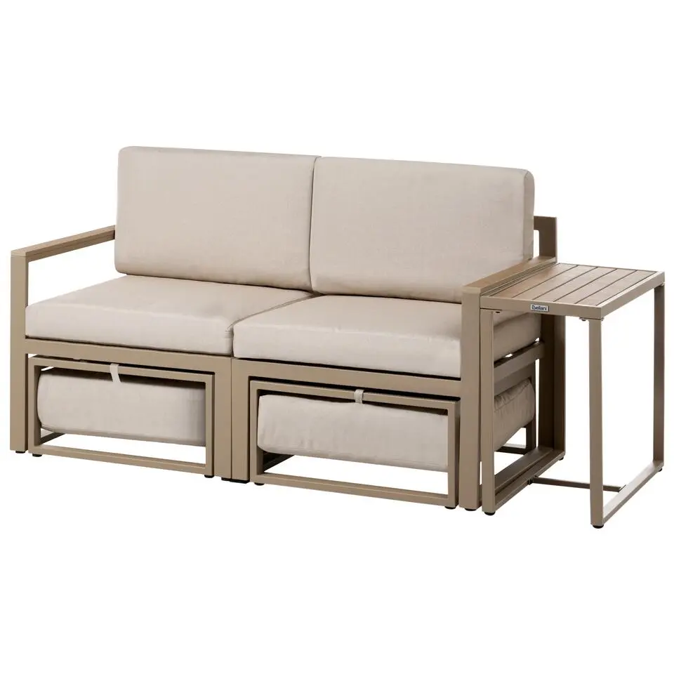 NOCI - Loungeset 2-zits - Beige - Staal