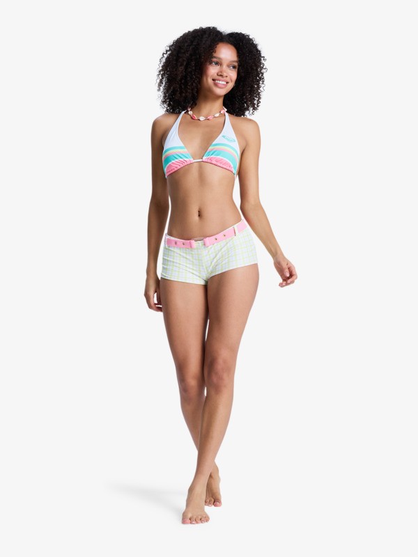 The Swell Elongated Tiki Tri Haut de bikini triangle Blanc Femme