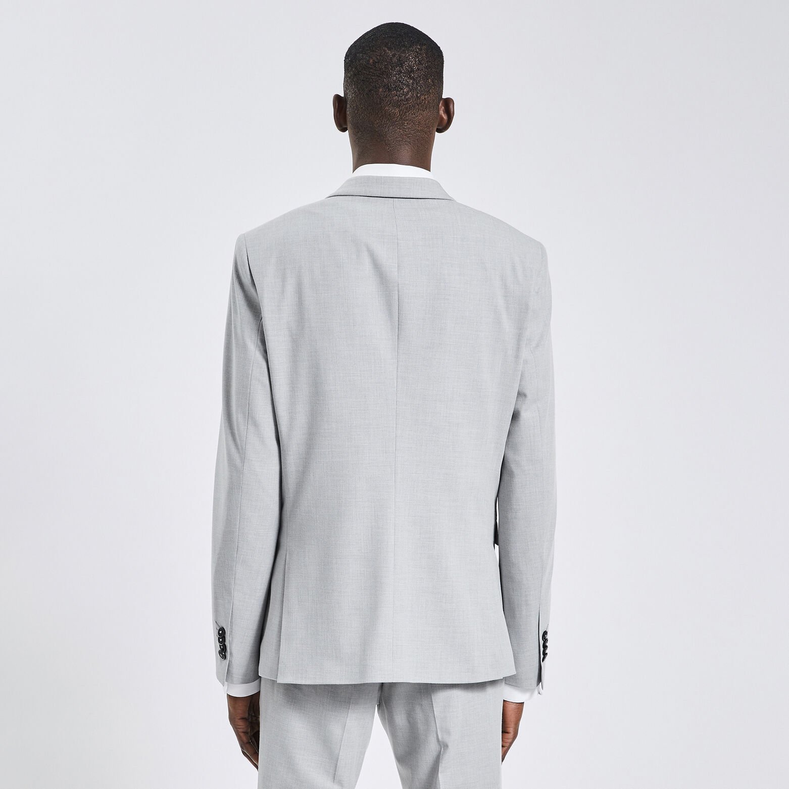 Veste de costume extra-slim bistretch Gris clair