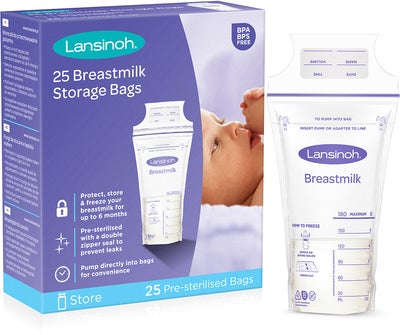 Lansinoh Fryseposer Brystmelk 25-pack