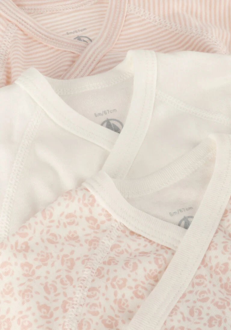 PETIT BATEAU witte petit bateau  3 bodies naiss mc