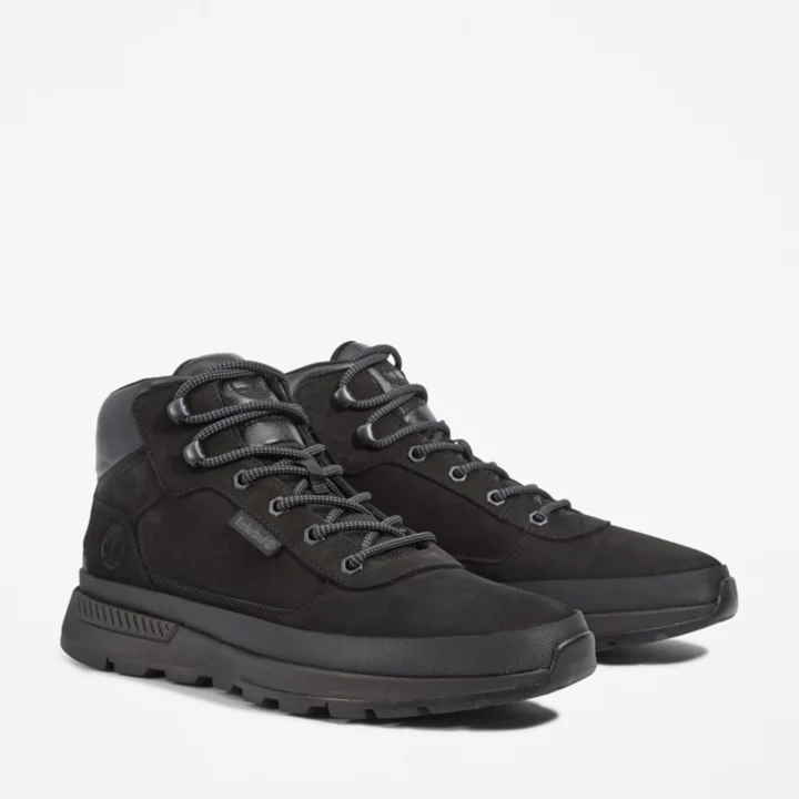 Bota de caminhada Field Trekker para homens na cor preta monocromática