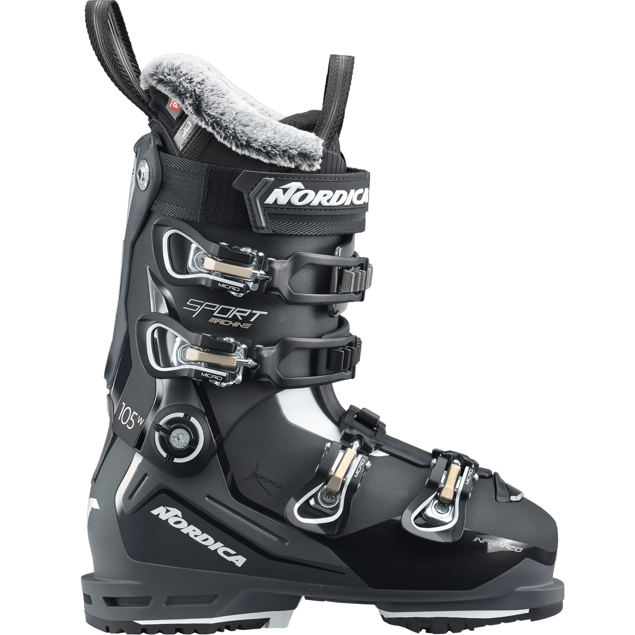 Nordica Sportmachine 3 105 W GW black/anthra/gold | Nordica Skischuhe | Nordica | N | MARKEN | XSPO