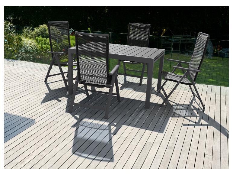 2 verstelbare tuinstoelen Miami