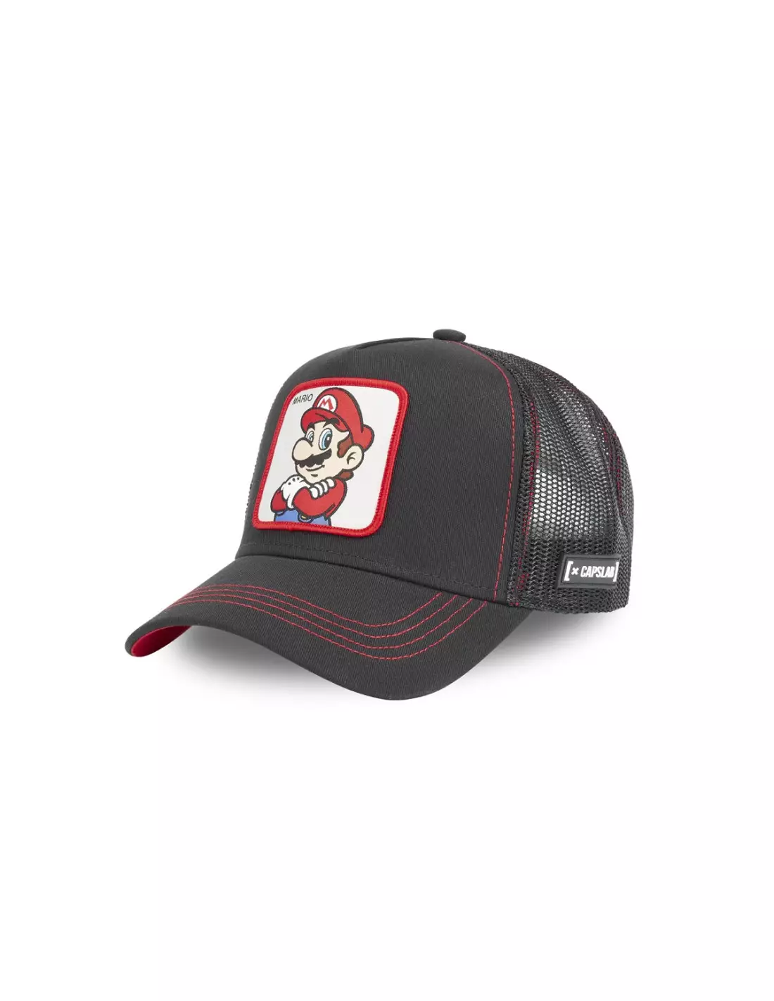 CAPSLAB Casquette Super Mario - Casquettes Gris