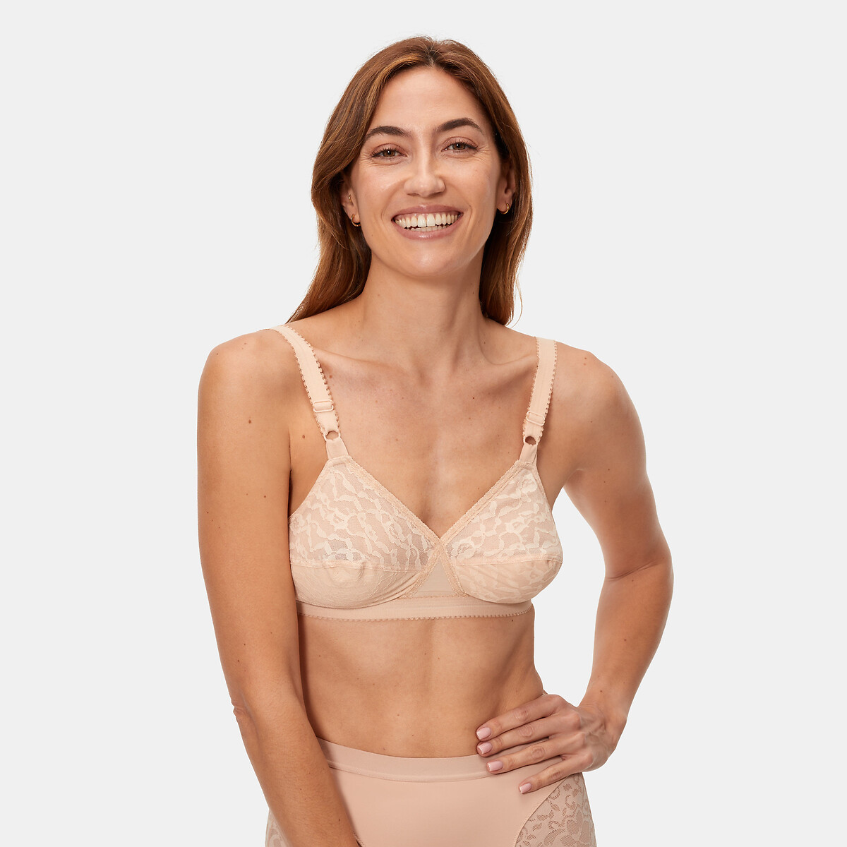 PLAYTEX<br>Sutiã sem aro com estampa de corações cruzados