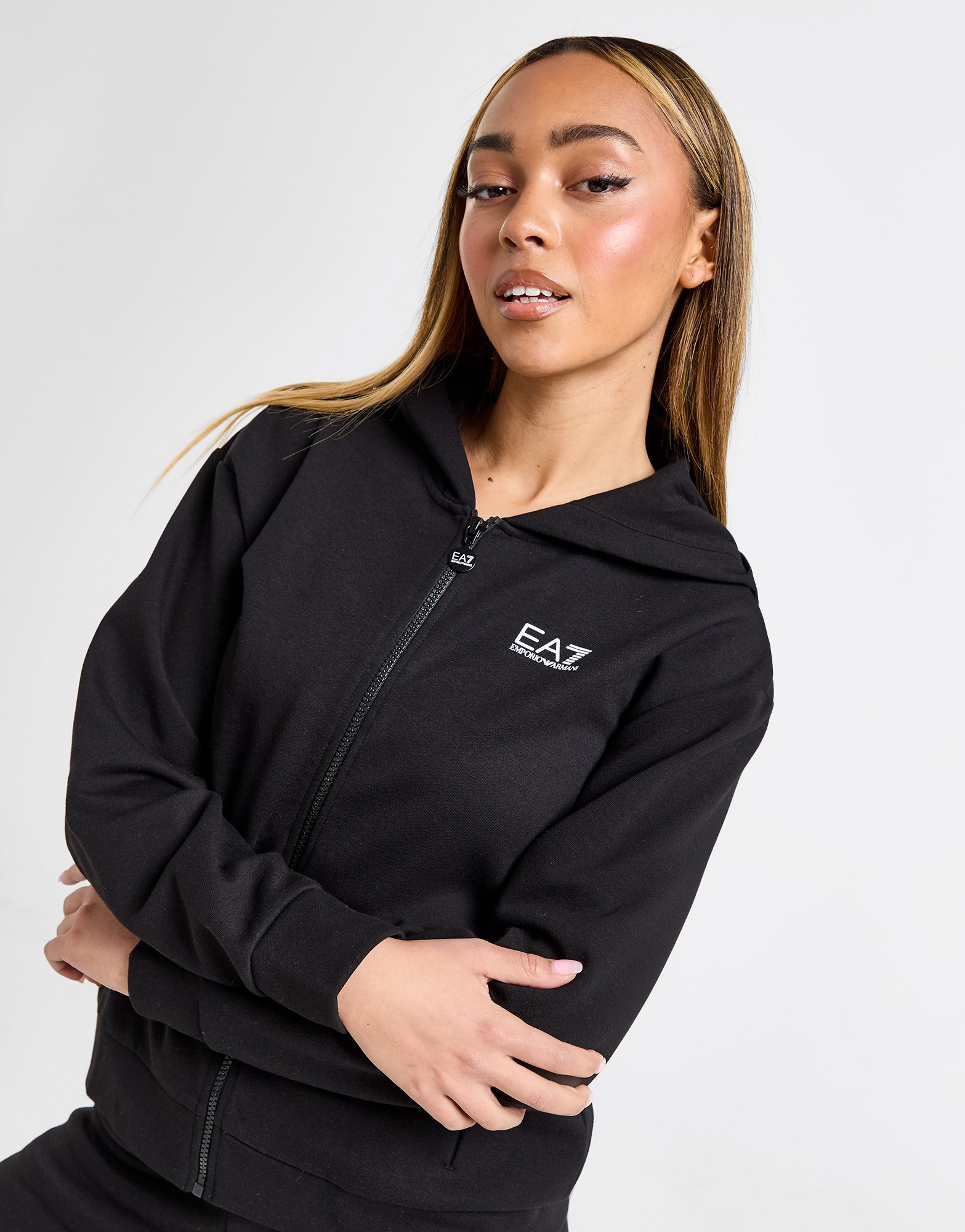 Emporio Armani EA7 Ensemble de survêtement Zippé Essential Femme
