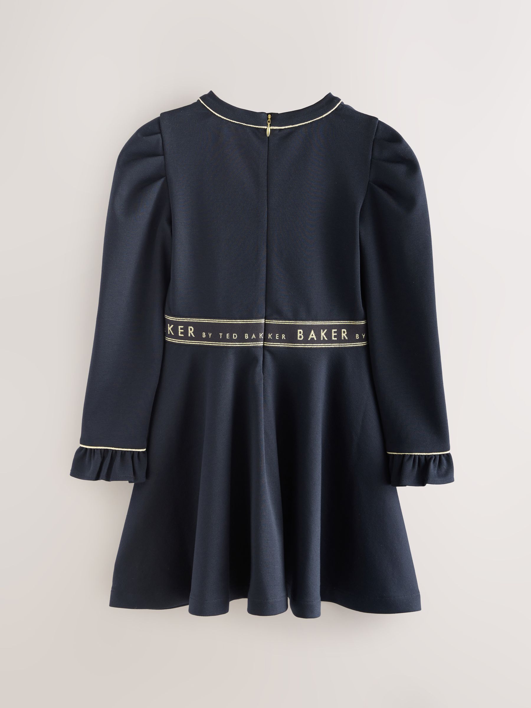 Marineblauw - Baker by Ted Baker - Ponté jurk