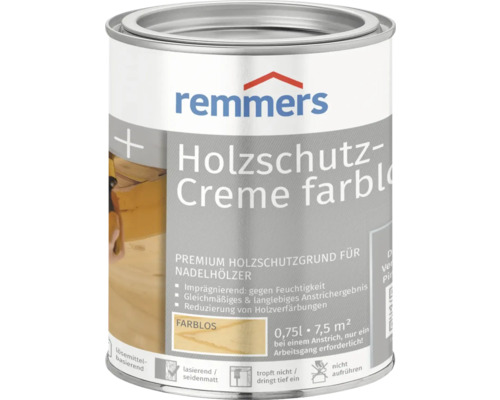 Remmers Houtbeschermingscrème, kleurloos, 750 ml