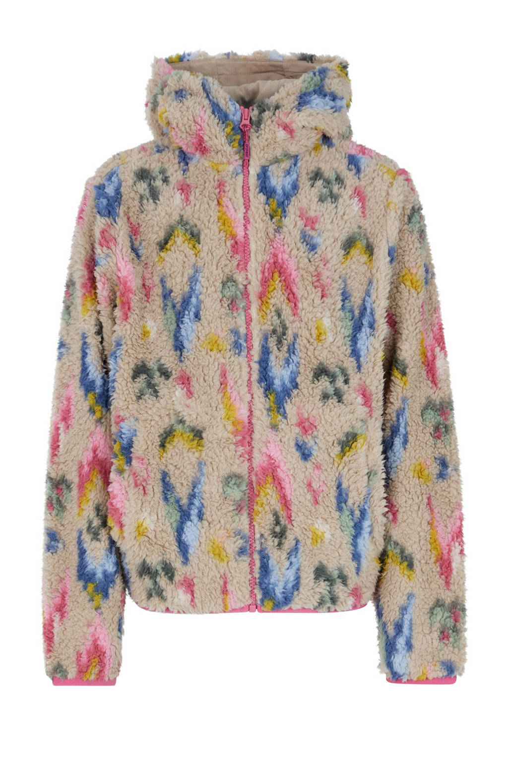 Protest fleecevest Suus beige/multi