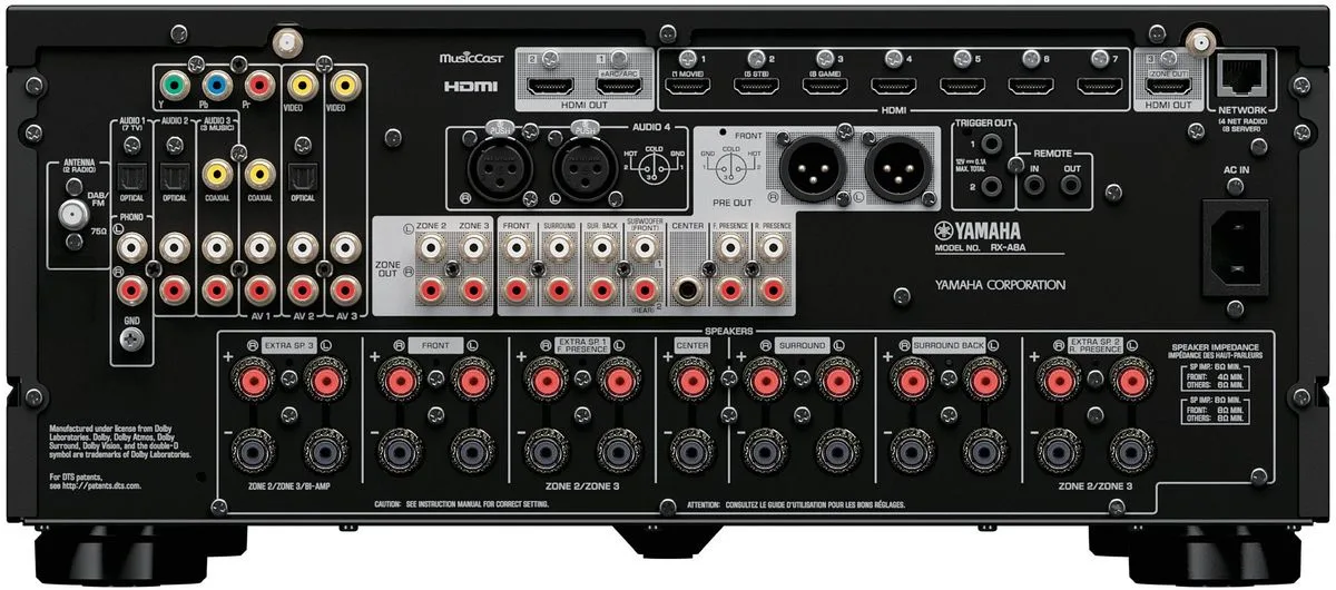 Yamaha Aventage RX-A8A Amplis home-cinéma