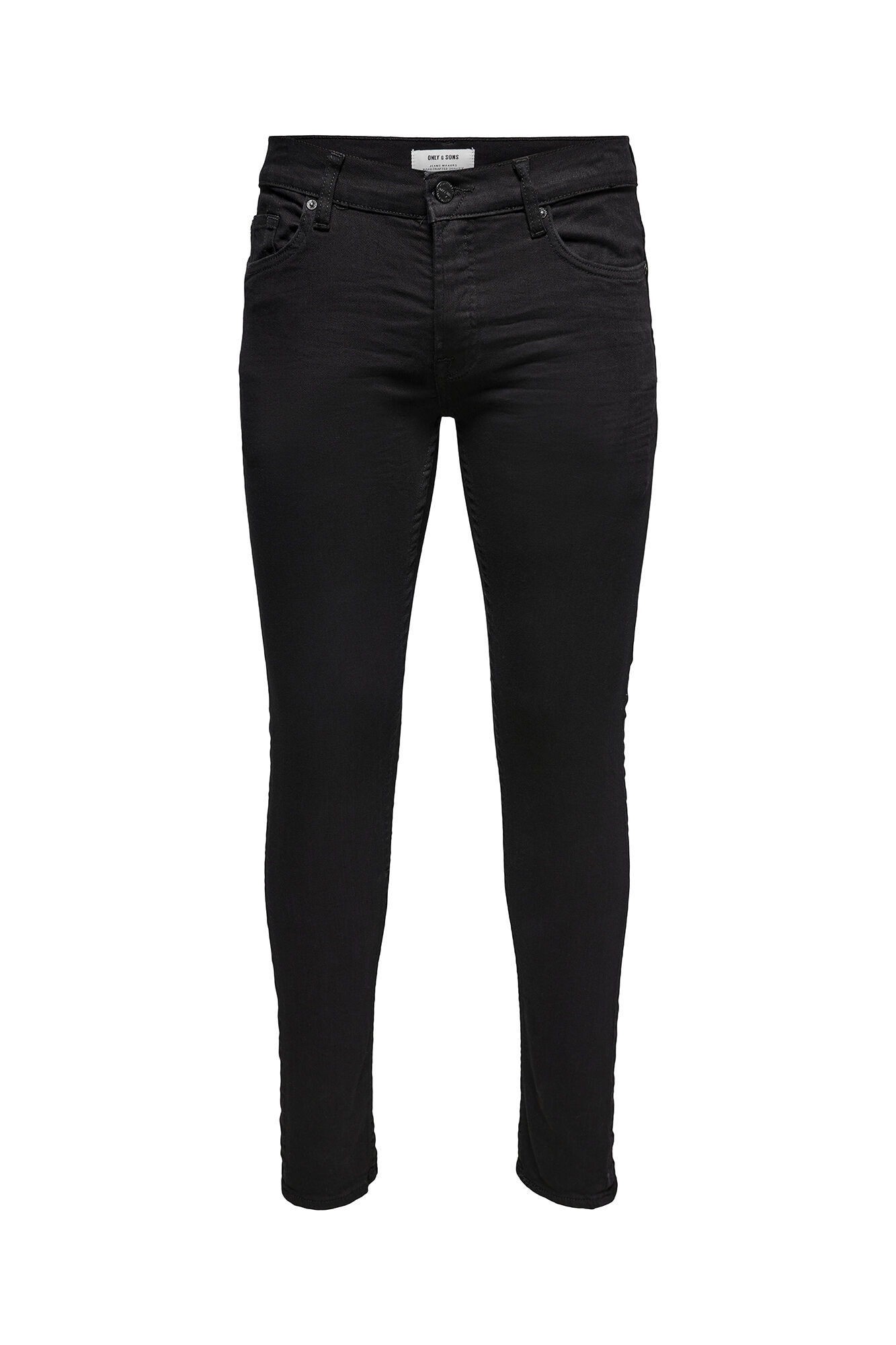 calça jeans de corte justo