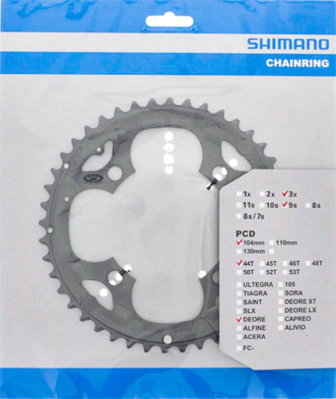 Shimano DEORE Kettenblatt für FC-M590 44 Zähne kaufen | Bike-Discount