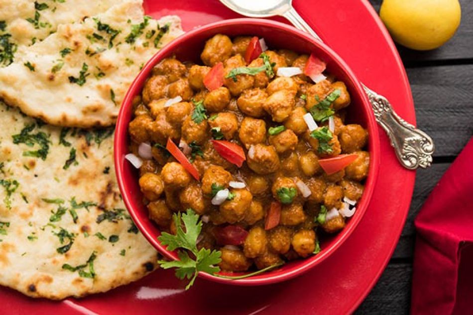 Chana Masala: Indiase kikkererwtencurry