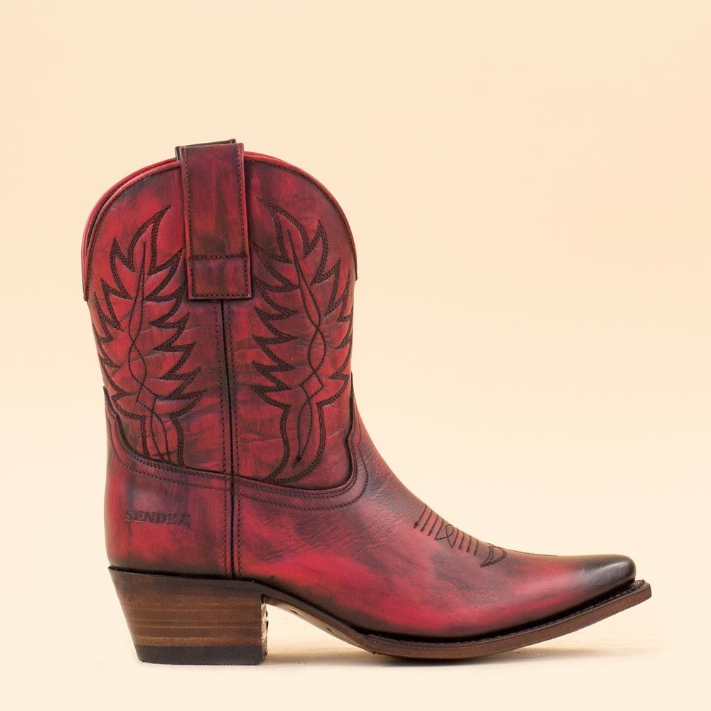 Sendra cowboyboots 18651 Flora Rojo