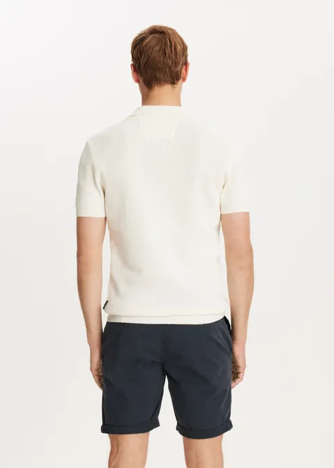 Polo honingraat off-white (WIT.O)