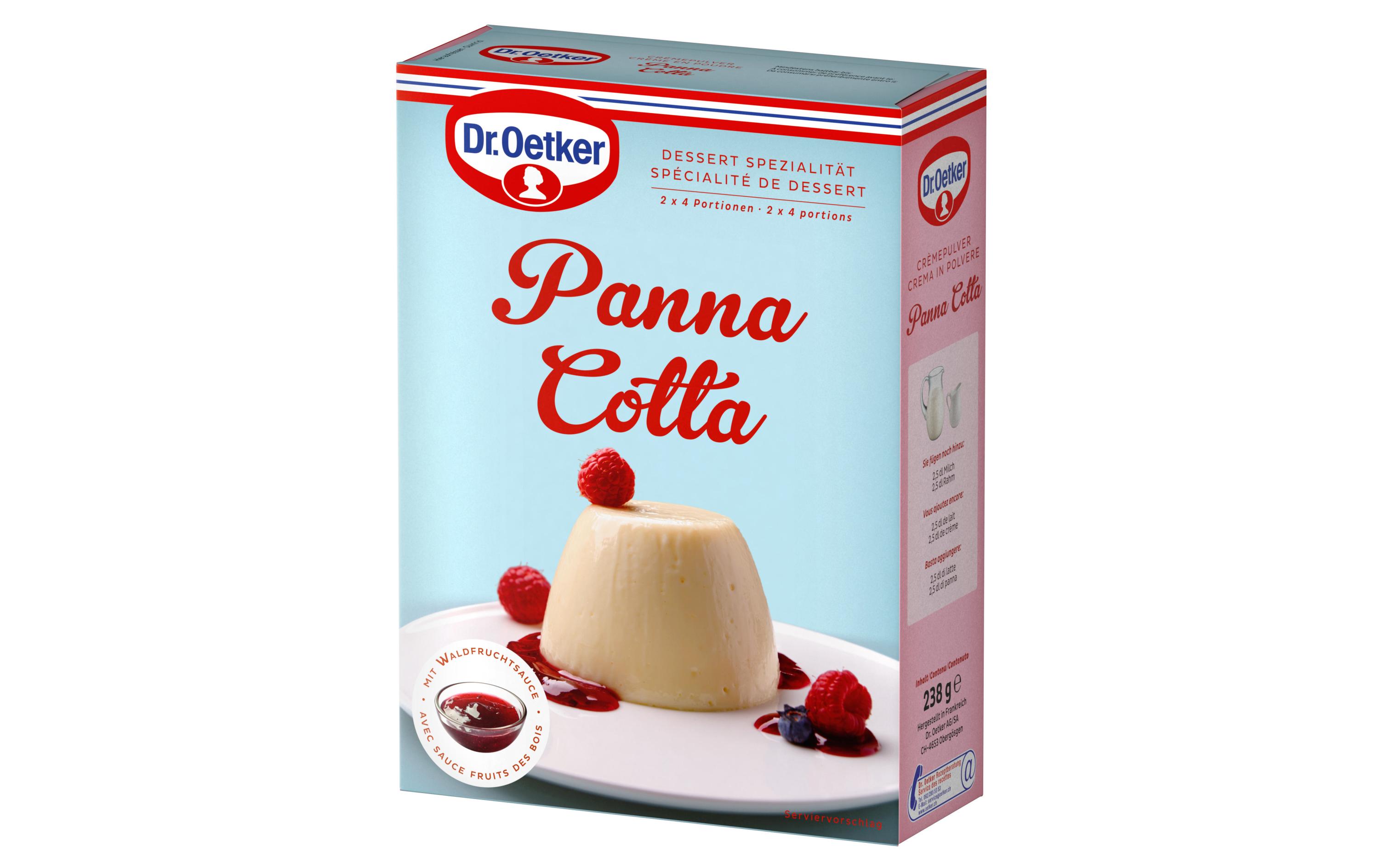 Dessertmischung Panna Cotta 238 gTypisch italienische Panna Cotta