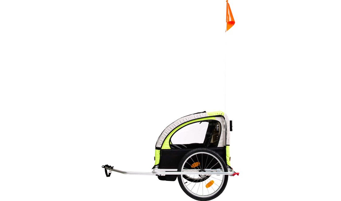 Cykeltrailer 2 pers. med fodbremse