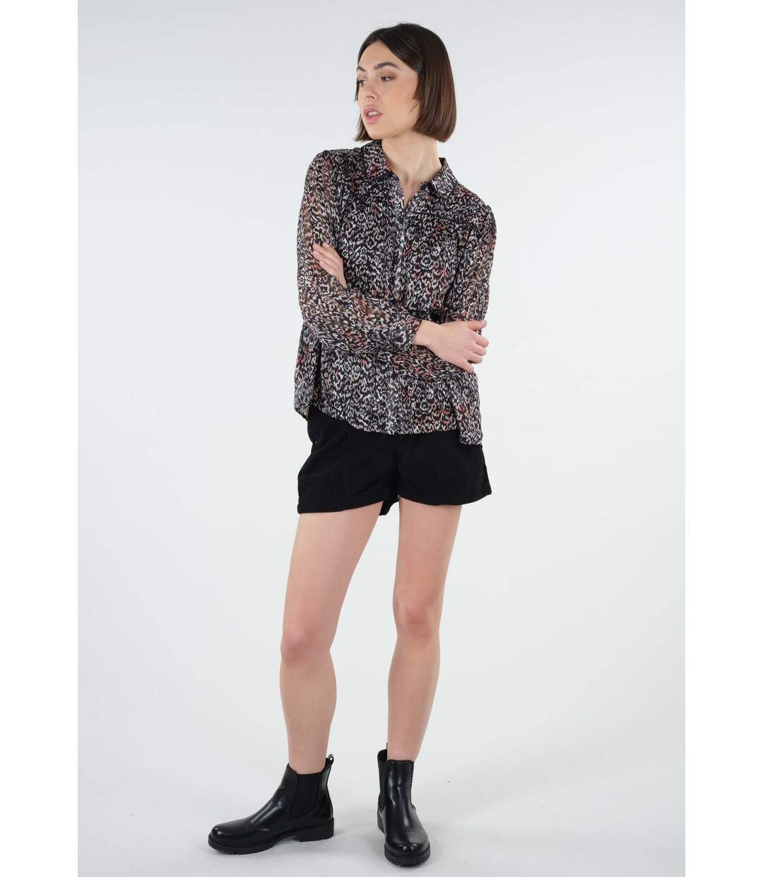 Chemise imprimé animalier AMA