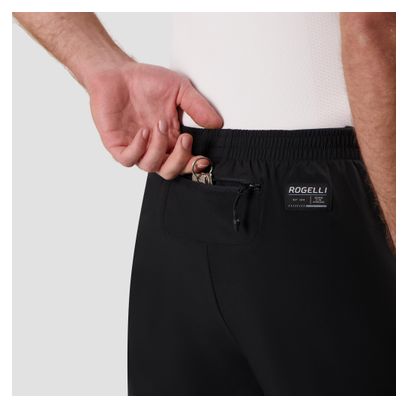 Short 2-en-1 De Running Rogelli Distance Noir Homme