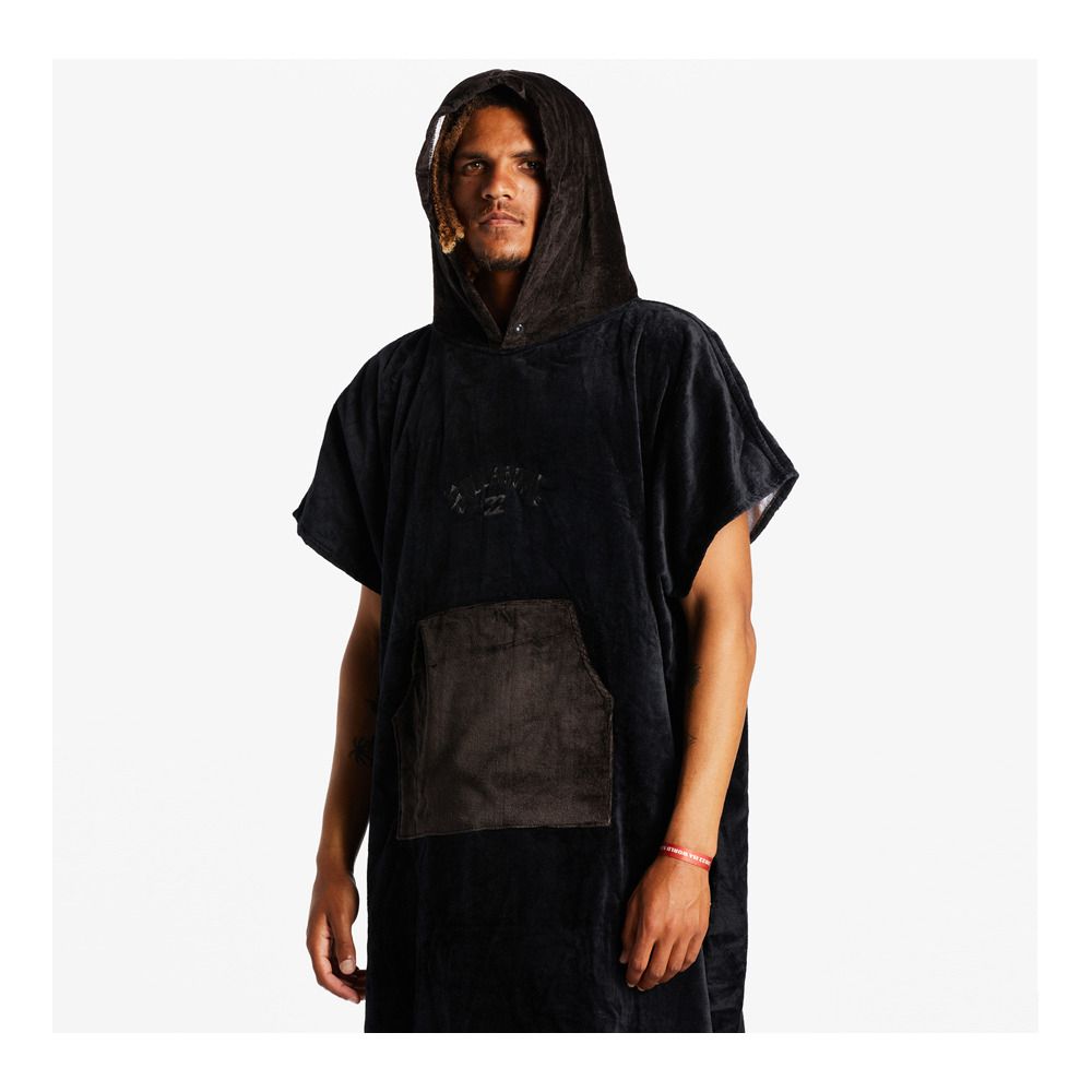 Billabong HOODED - Poncho Homme black