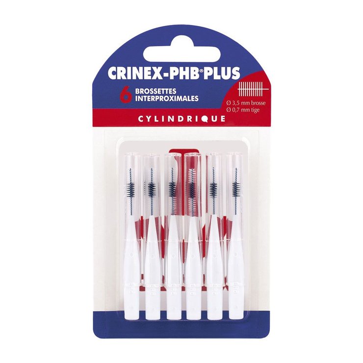 Brossettes Interdentaires Cylindrique X6 Phb Plus Crinex