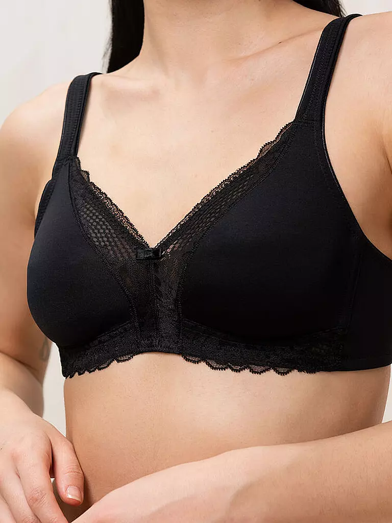 TRIUMPH BH ohne Bügel MODERN LACE black schwarz