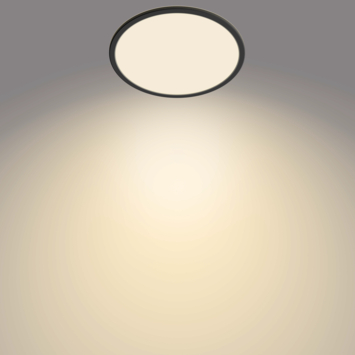 Philips badkamerlamp Superslim sceneswitch 1x18W zwart 2700K