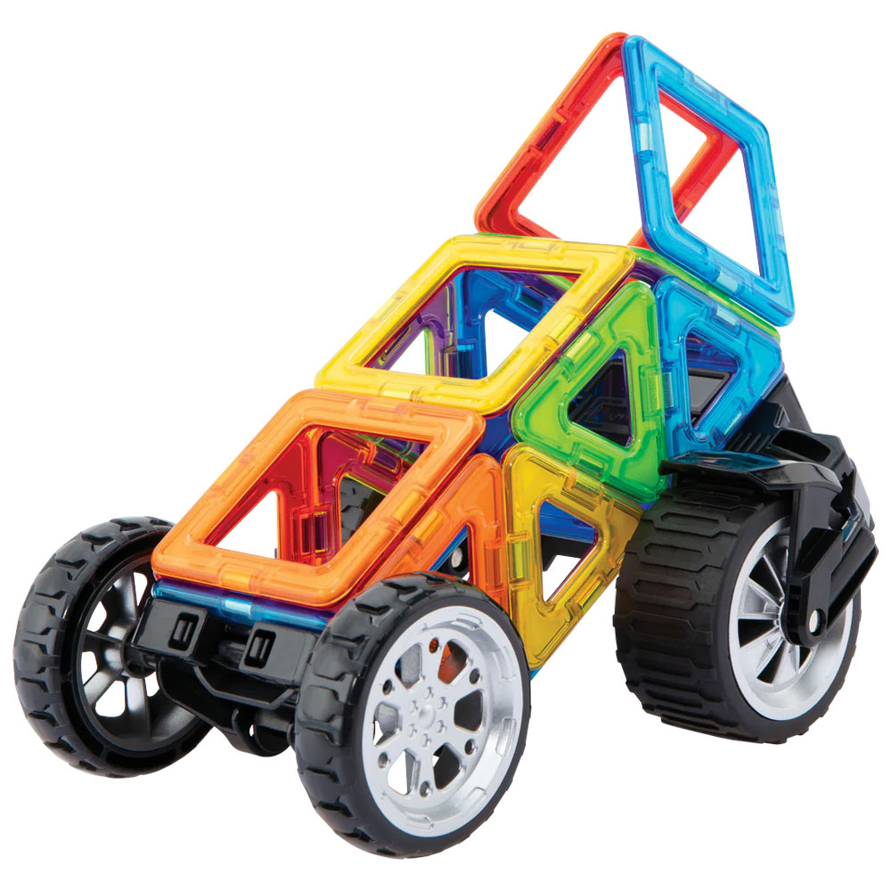(17-tlg. Set) Amazing Transform Magnetisches Kinder Spielzeug Auto Verstellbares Spiel Fahrzeug (278-59)