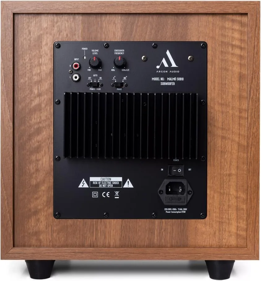 Argon Audio Malmö Sub 10 Noyer Caissons de basses