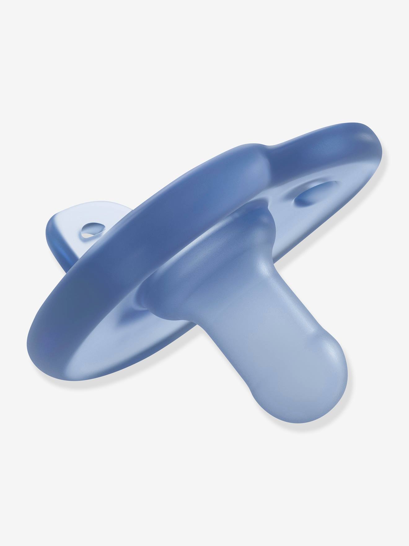 Pacote com 2 chupetas Philips AVENT Soothie Heart para recém-nascidos, rosa claro liso.