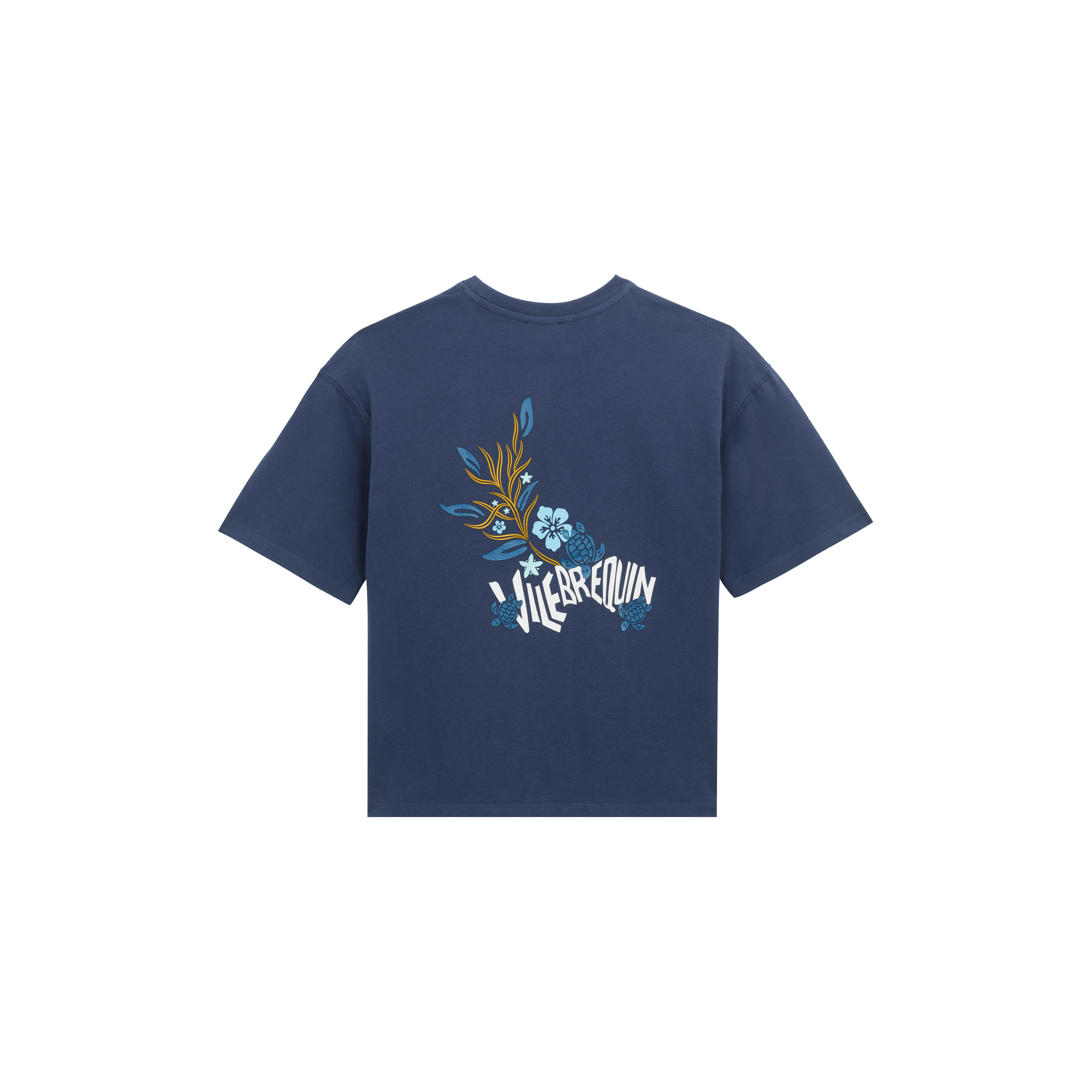 T-shirt garçon logo en gomme au dos