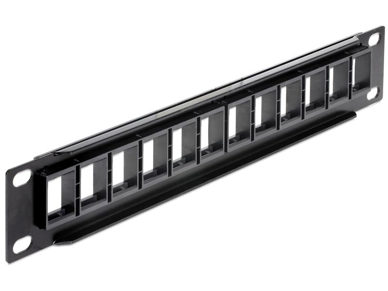 Delock Patchpanel Keystone 12-Port 10