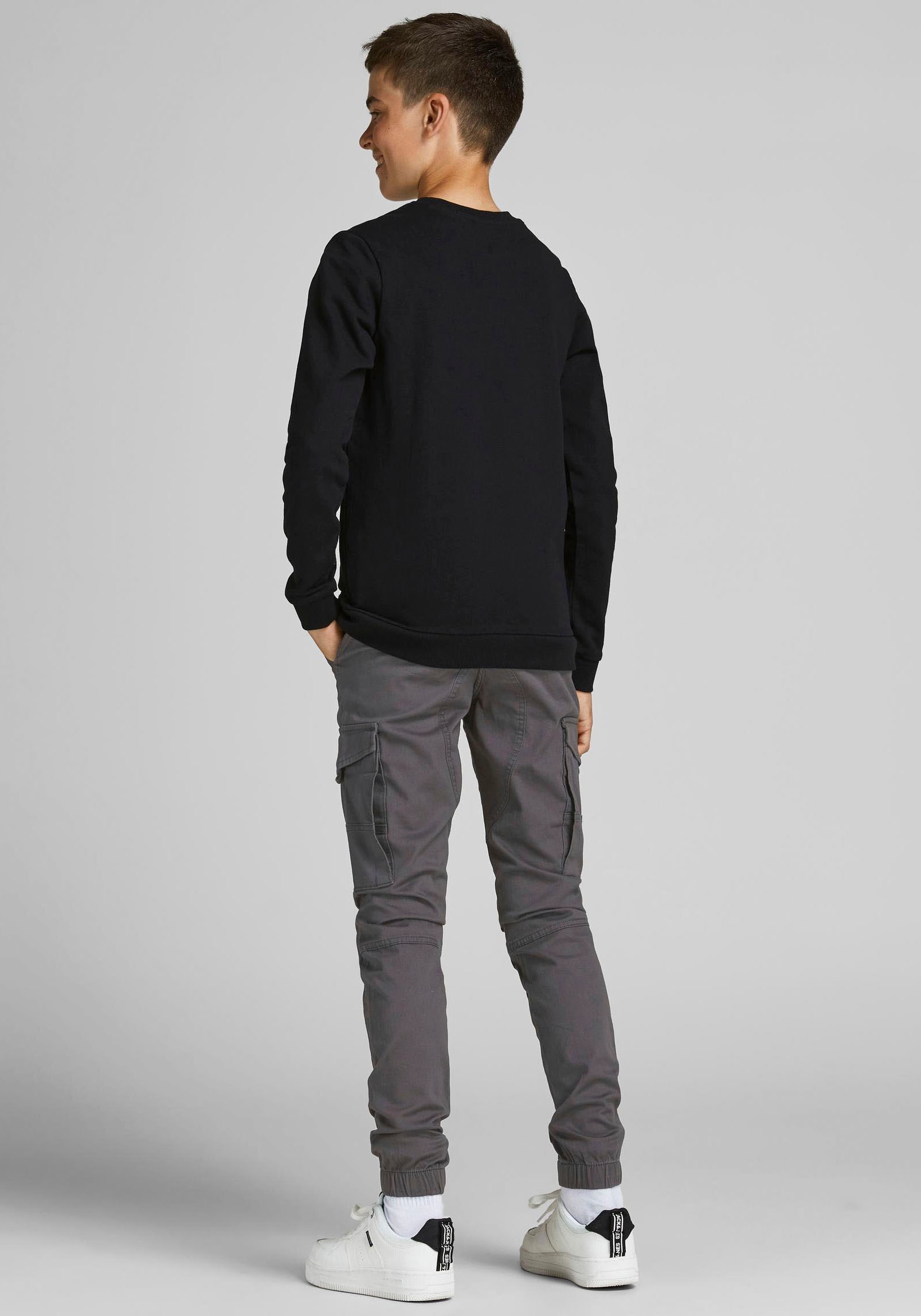 Jack & Jones Junior Cargohose »JPSTPAUL JJFLAKE 542 ASPHALT NOOS JNR«