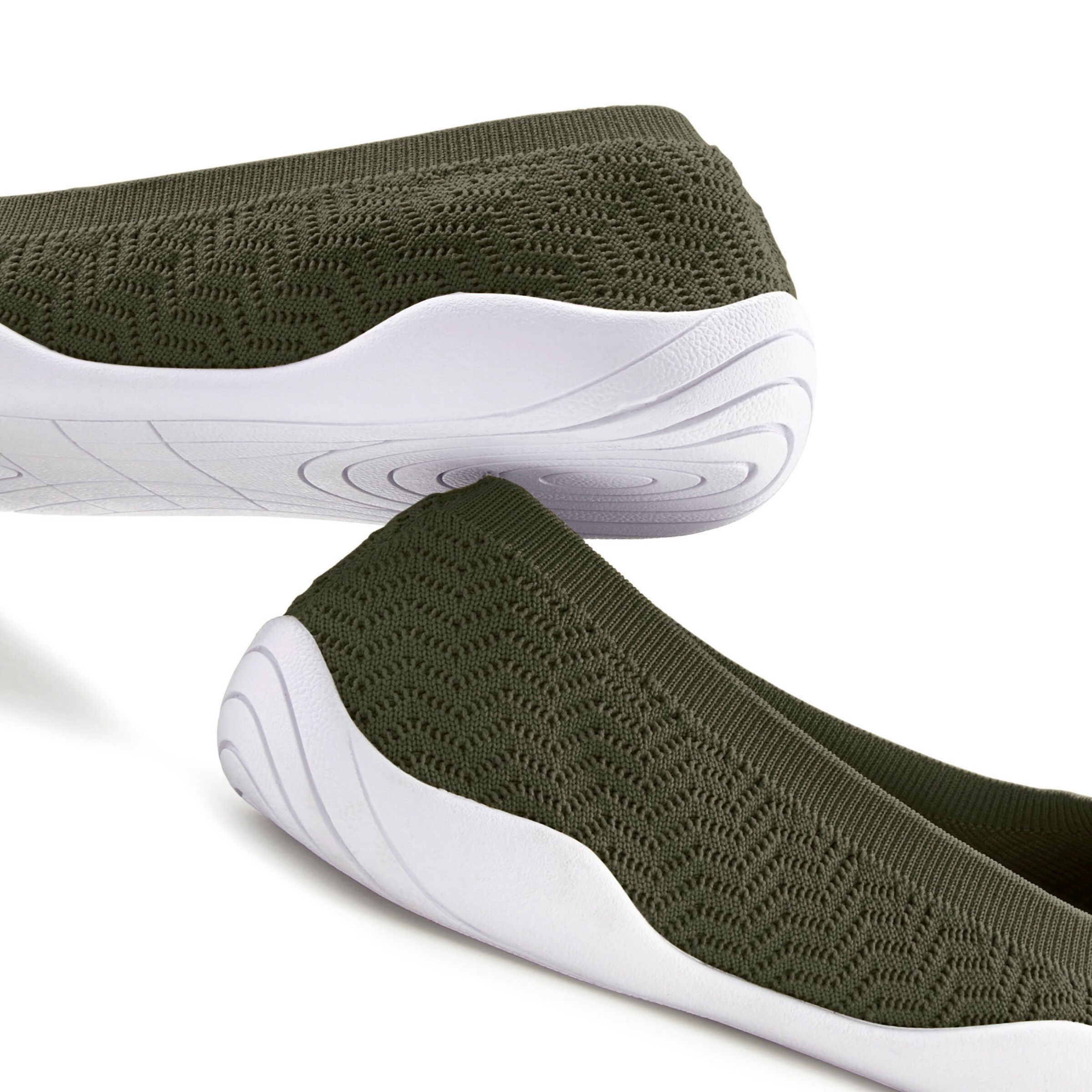 LASCANA Sneaker Ballerinas in olivgrün