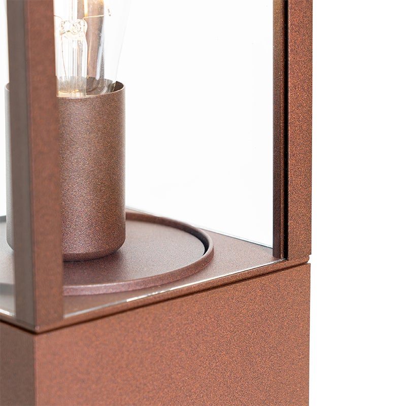 Industriële staande buitenlamp, roestbruin, 80 cm, IP44 - Charlois