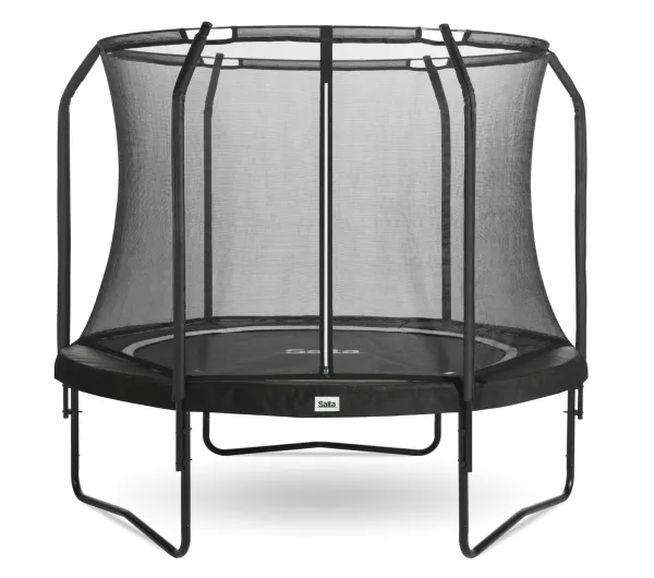 Salta 554, Trampolin, Rund, 150 kg, 5 År, Safety net, Sort