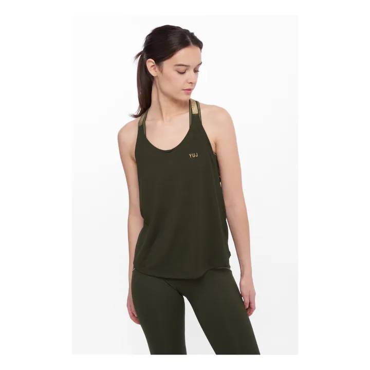YUJ Paris Débardeur Leotee | Vert kaki