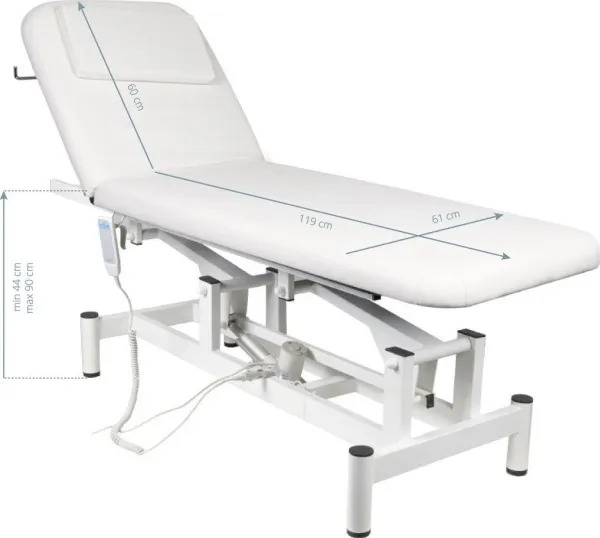 Activeshop elektrisk Massagebriks model 079, hvid, med 1 motor