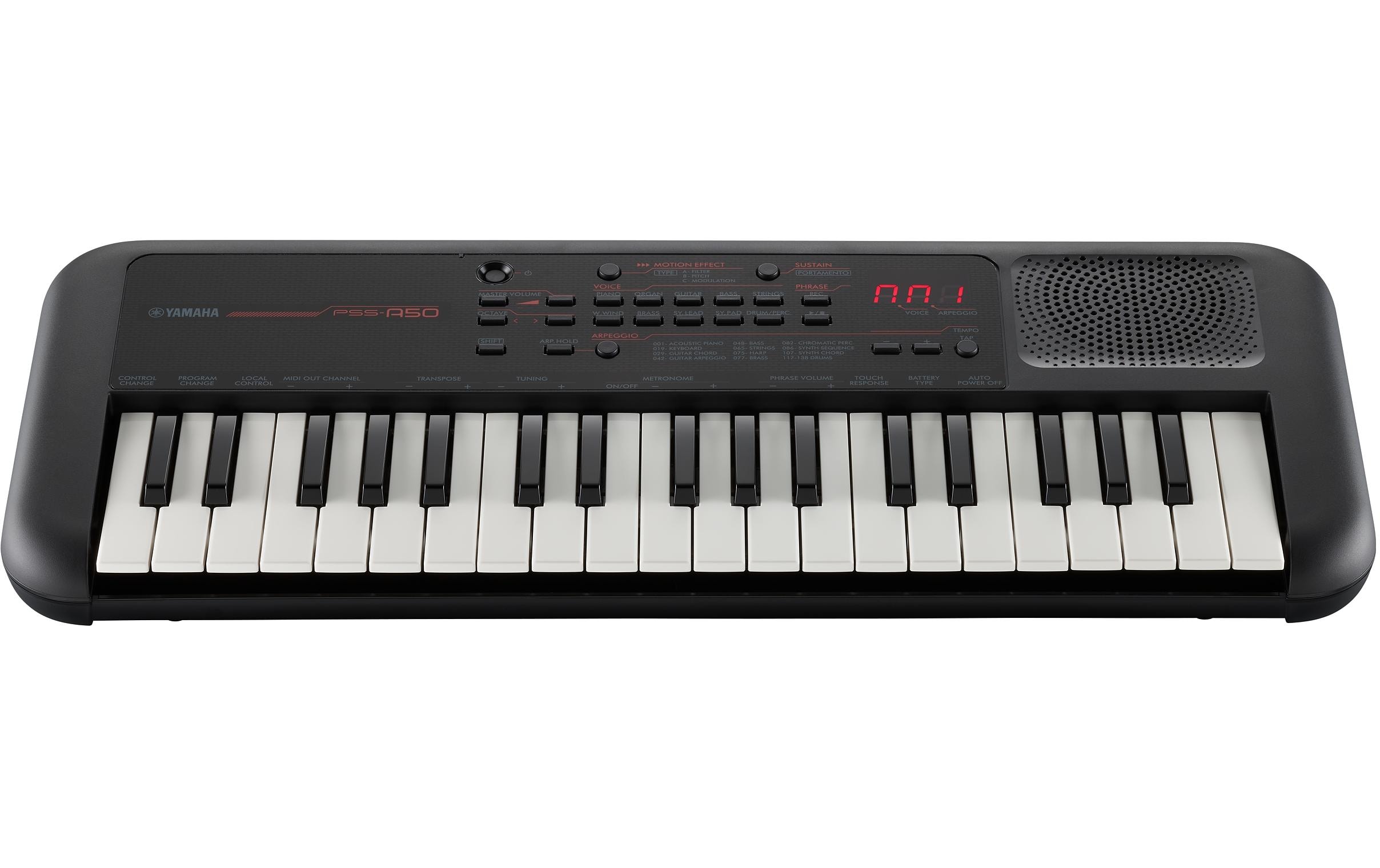 Mini Keyboard PSS-A50Tragbares Keyboard für Live-Auftritte und Aufnahmen