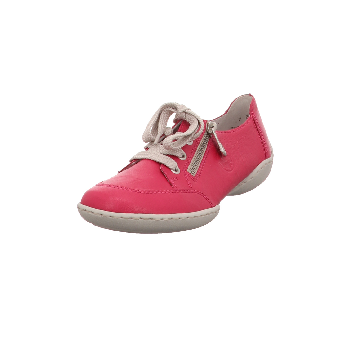 Rieker Schnürhalbschuh rose/pink