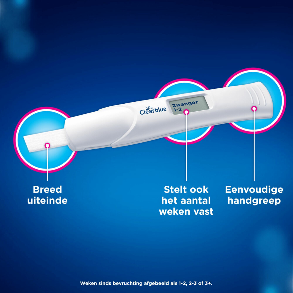 Clearblue Zwangerschapstest met Wekenindicator