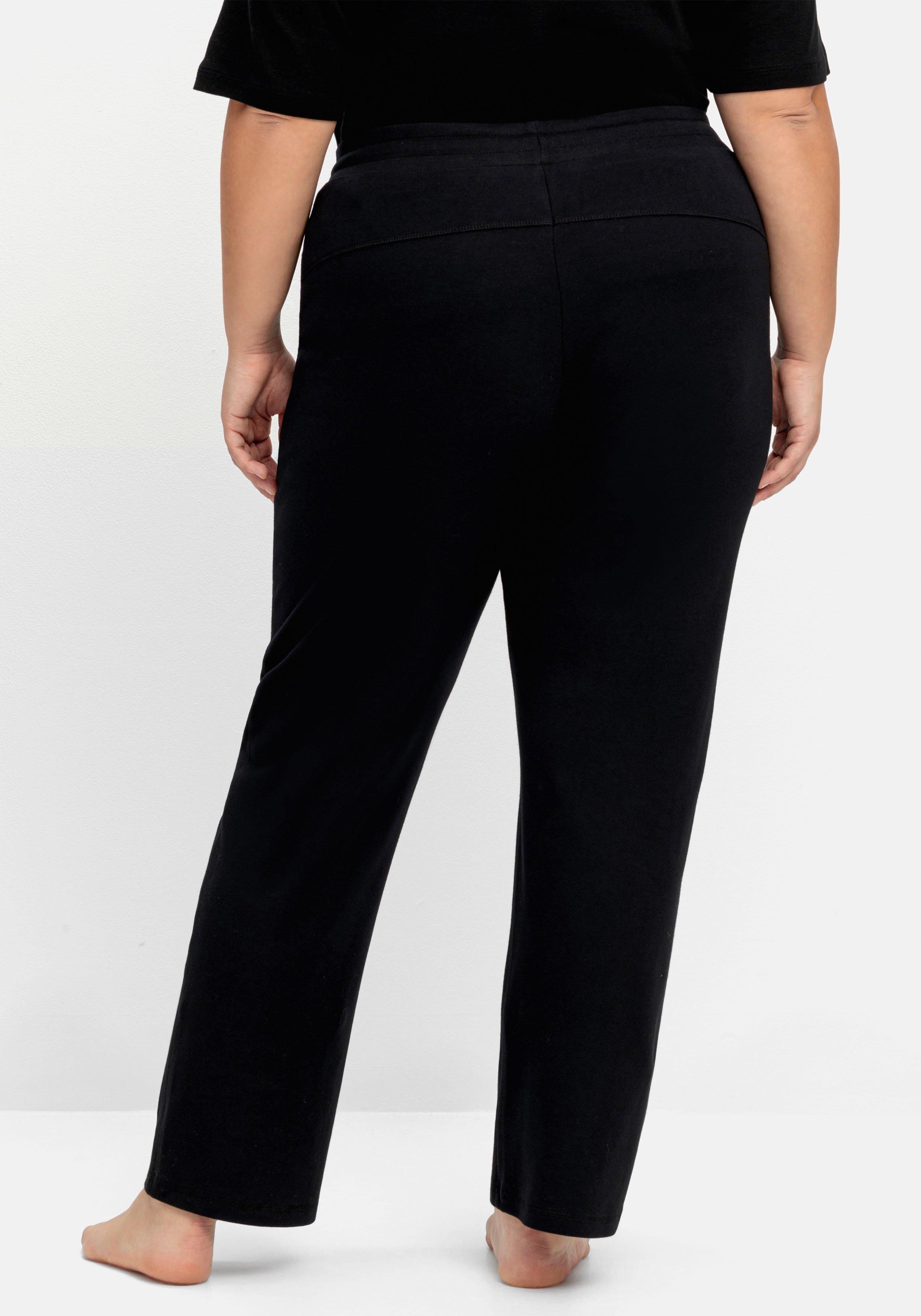Relaxhose in gerader Form, aus Interlock