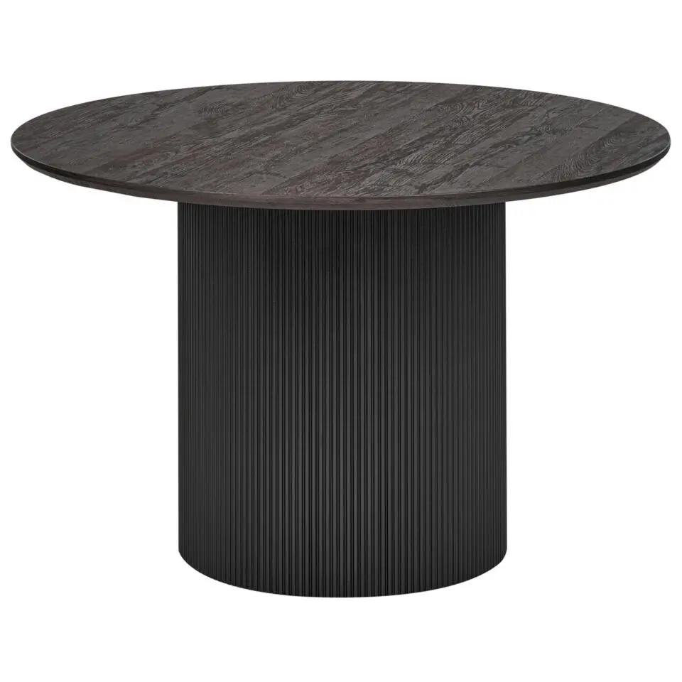 SHEHO - Eettafel - Zwart - 120 cm - MDF