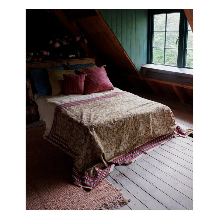 Doing Goods Plaid en coton Botanical  | Sable
