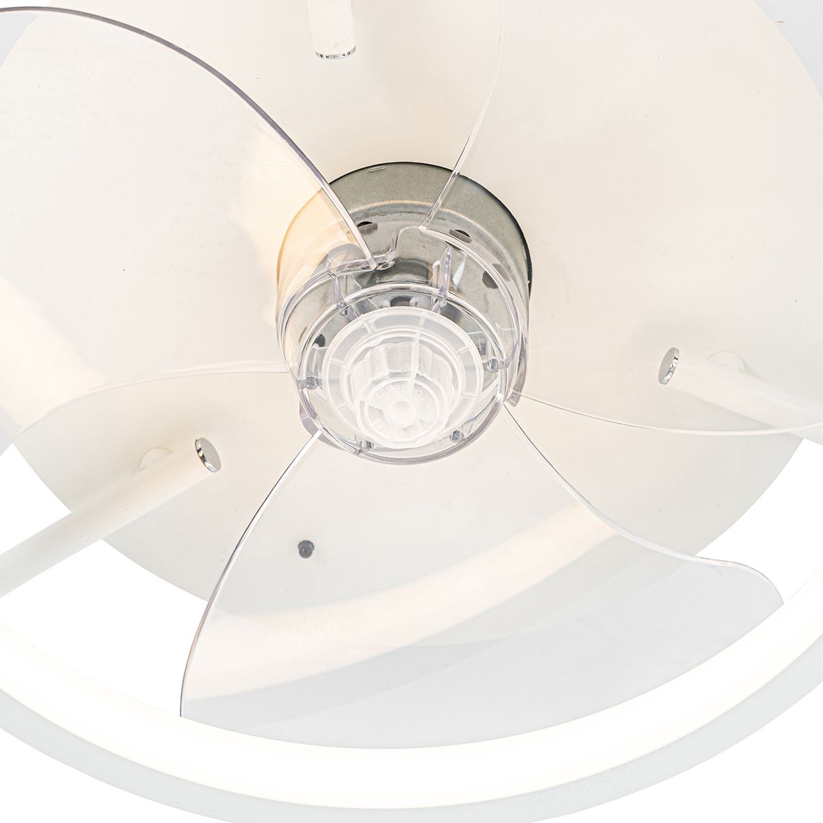 Plafondventilator wit 46.5cm incl. LED met afstandsbediening - Kees