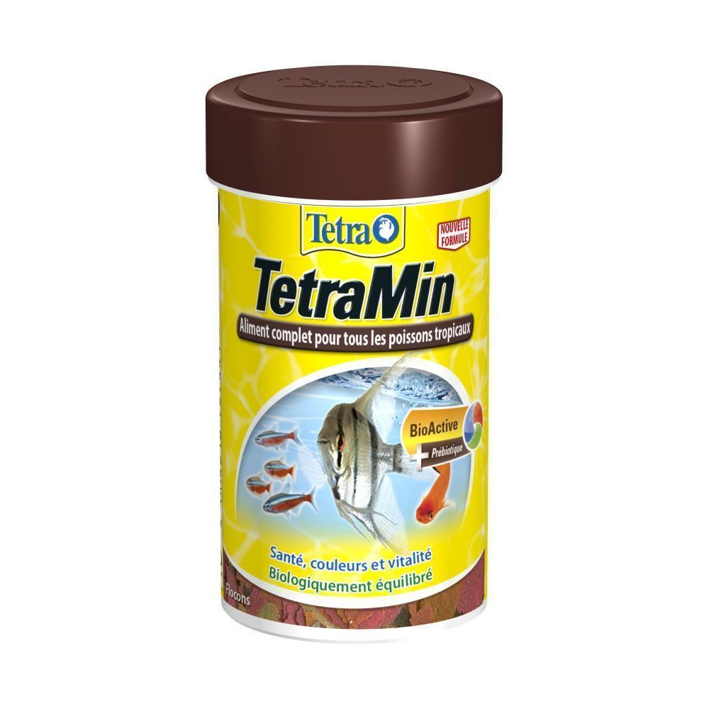 Aliment complet pour poissons tropicaux min (lot de 4)