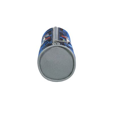 Trousse ronde Poivre Blanc - 1 compartiment - bleu - Bagtrotter