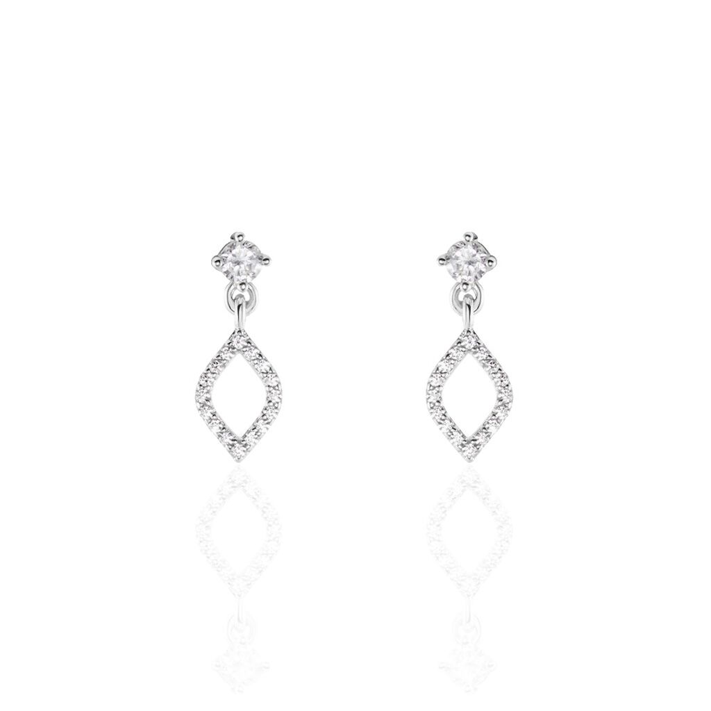 Boucles D'oreilles Pendantes Buxenus Argent Oxyde De Zirconium