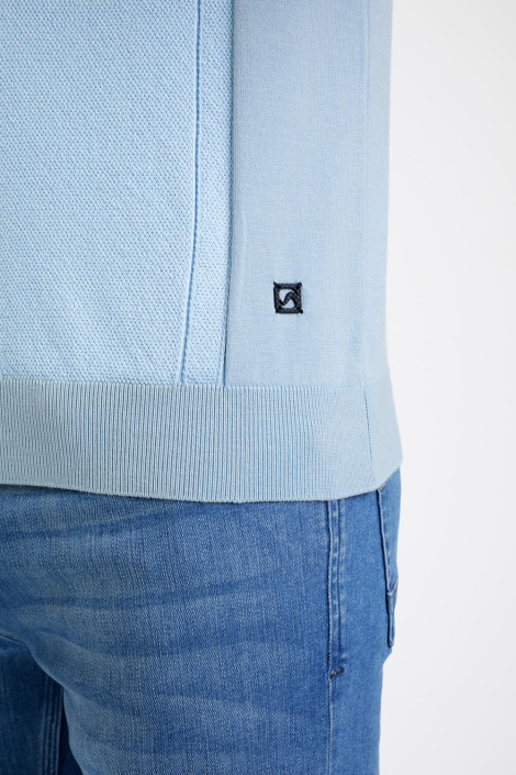 Gabbiano blauwe heren polo